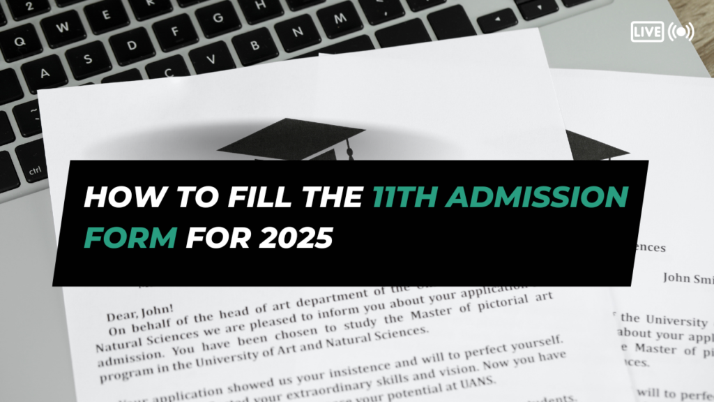 11th Admission Form for 2025