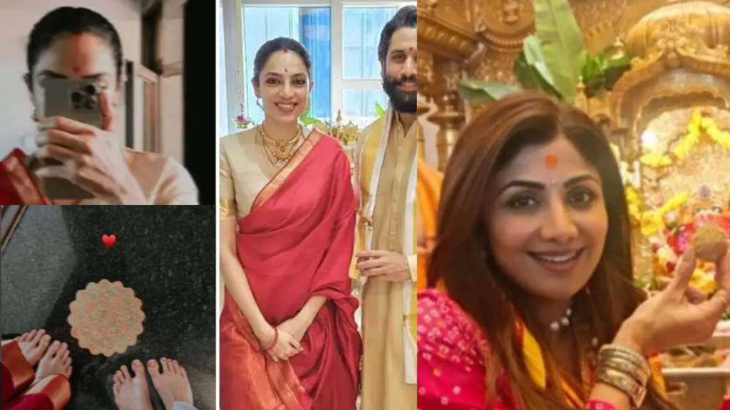 Celebrating Pongal and Sankranti Shilpa Shetty, Sobhita Dhulipala, and Naga Chaitanya Share Festive Cheer