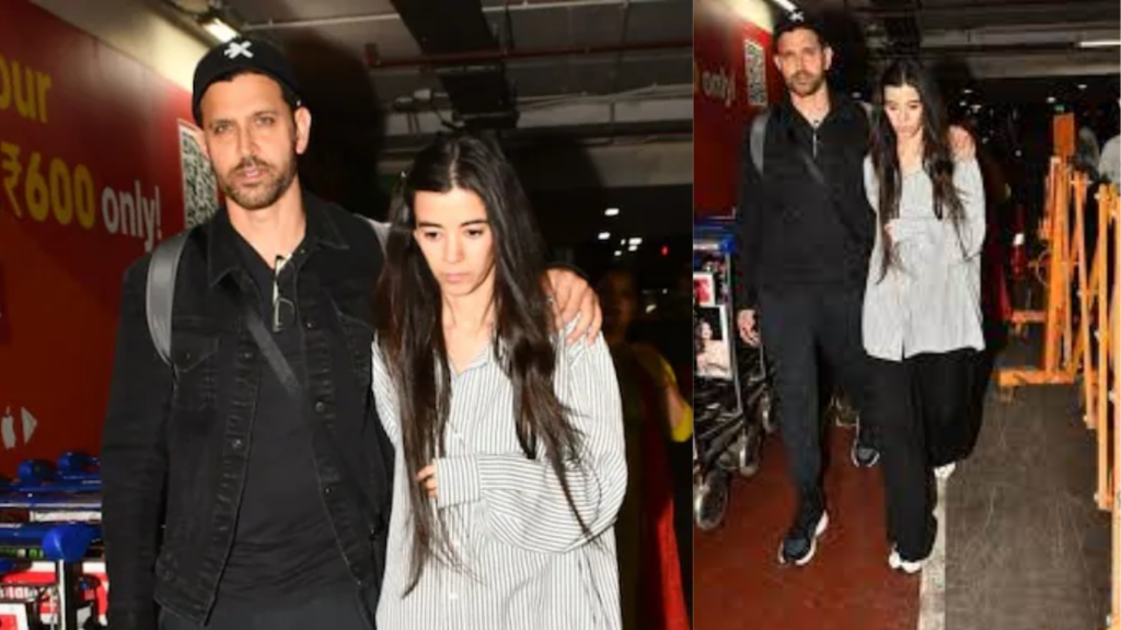 Hrithik Roshan and Saba Azad Ring in 2025 with Style, Spotted at Mumbai Airport