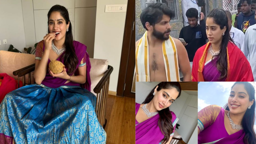 Janhvi Kapoor Seeks Blessings at Tirumala Temple with Shikhar Pahariya Viral Video