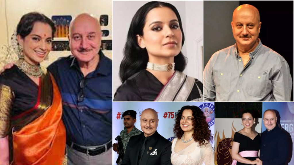 Kangana Ranaut Fulfills 14 Year Old Promise to Anupam Kher in Her Directorial Debut