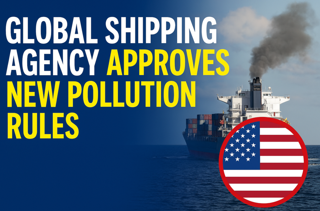 Global Shipping Agency Approves New Pollution Rules Despite U.S. Opposition