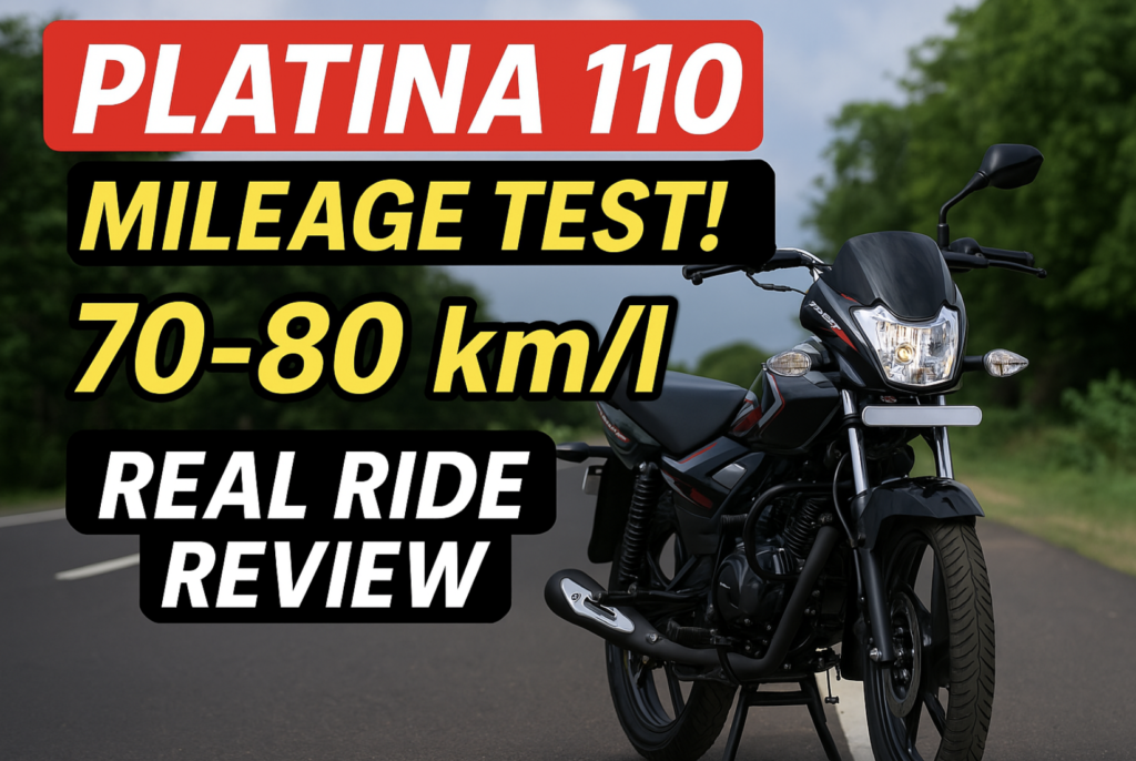 Bajaj Platina 110 bike with high mileage and commuter-friendly design
