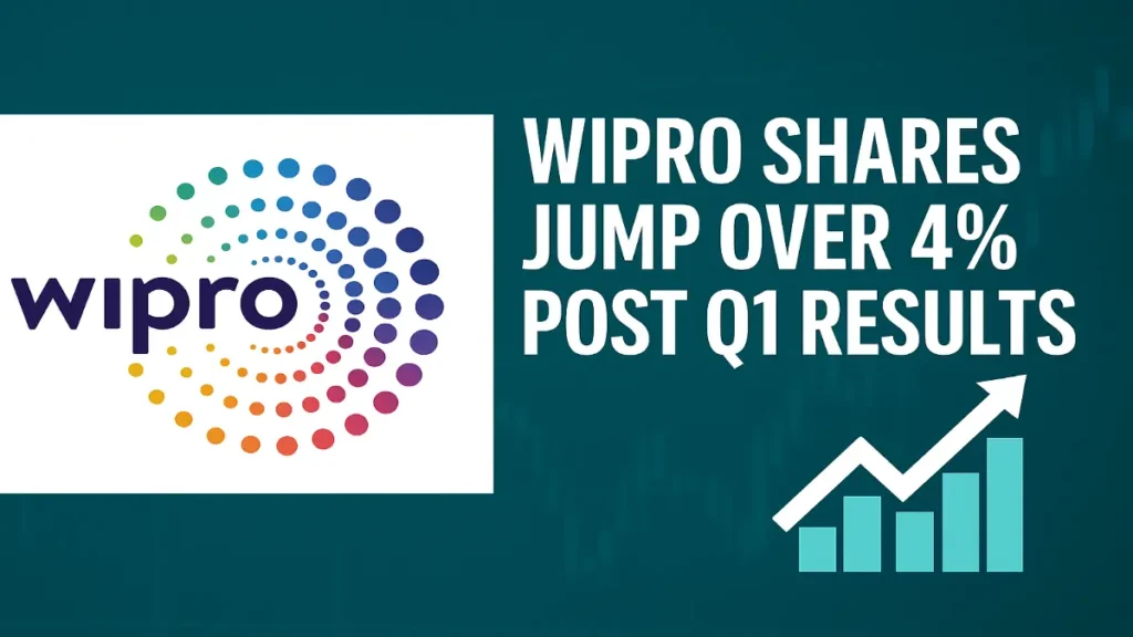 Wipro shares jump over 4% after Q1 FY26 results with strong profit, large deal bookings, and ₹5 dividend announcement
