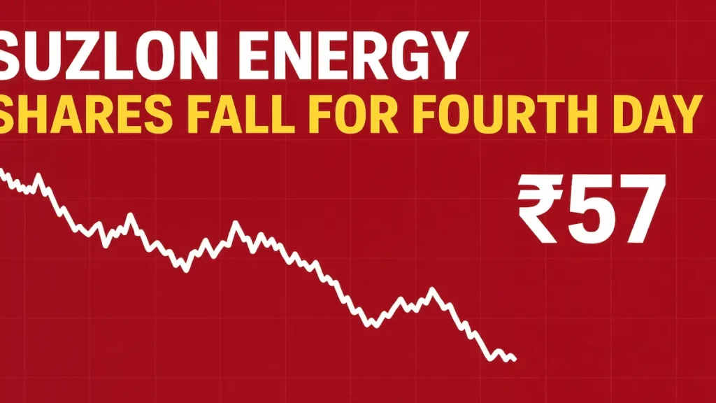 Suzlon Energy Shares Fall for Fourth Day, Investors Lose Confidence 24 Suzlon Energy share price falls for fourth day in August 2025
