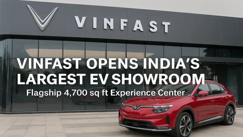 VinFast opens its largest EV showroom in India, located in Chennai