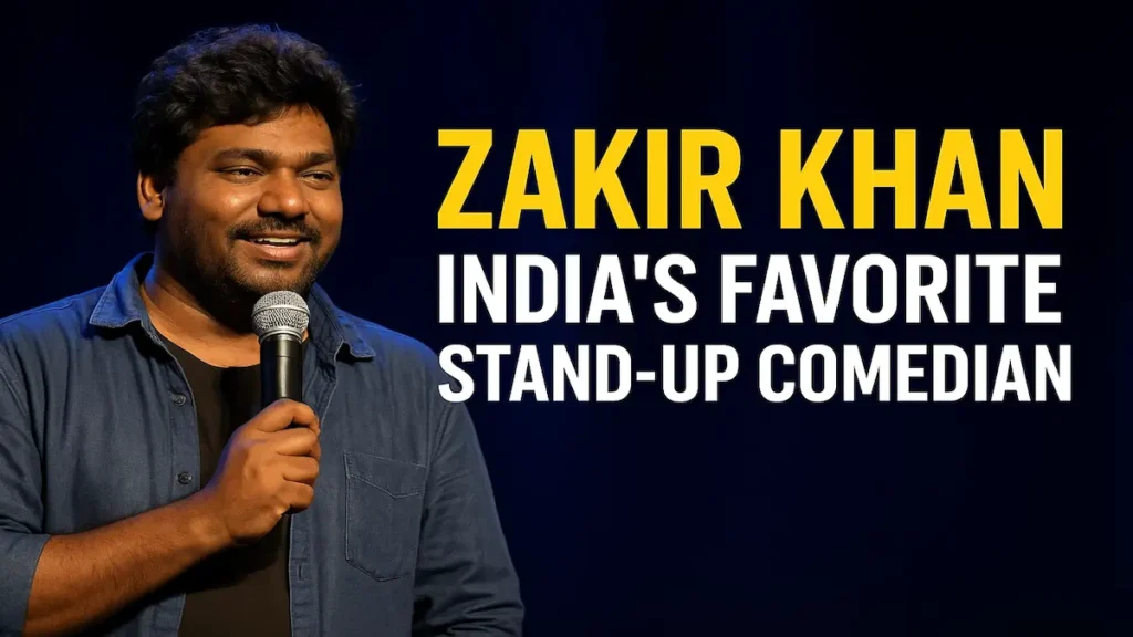 Zakir Khan: From Indore to India’s Favorite Stand-Up Comedian 21 Zakir Khan performing stand-up comedy during a live show