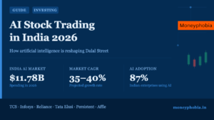 AI Stock Trading India 2026 — India's AI market at $11.78B, growing at 35-40% CAGR with 87% enterprise adoption